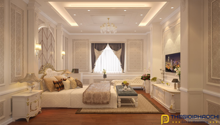 10 Mẫu Phào Chỉ Hàn Quốc Trang Trí Phòng Ngủ Tân Cổ Điển